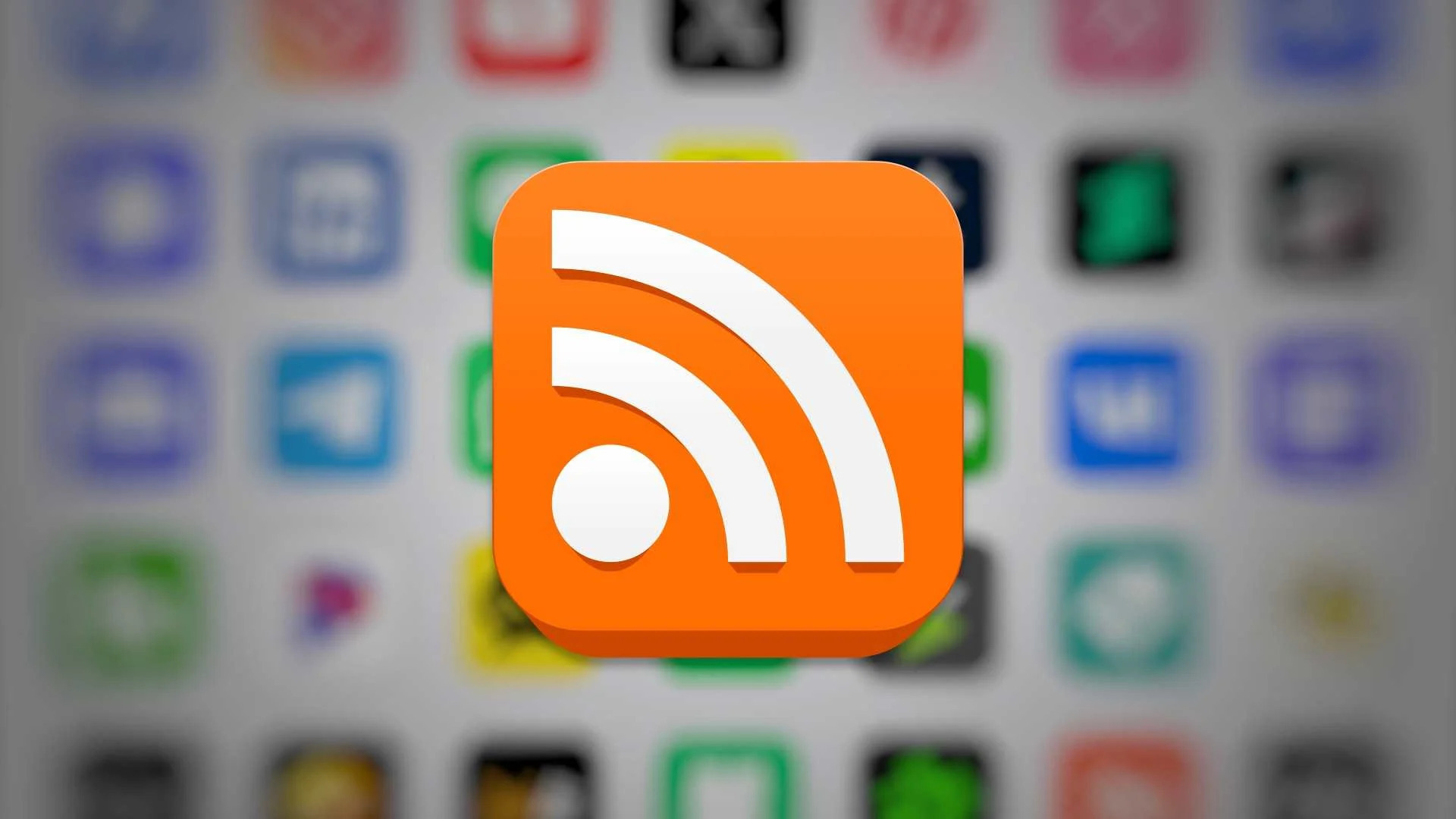 Phone screen displaying a curated news feed in a minimal interface